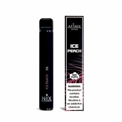 Ice Peach - XL Disposable NIX BAR (600 puffs)